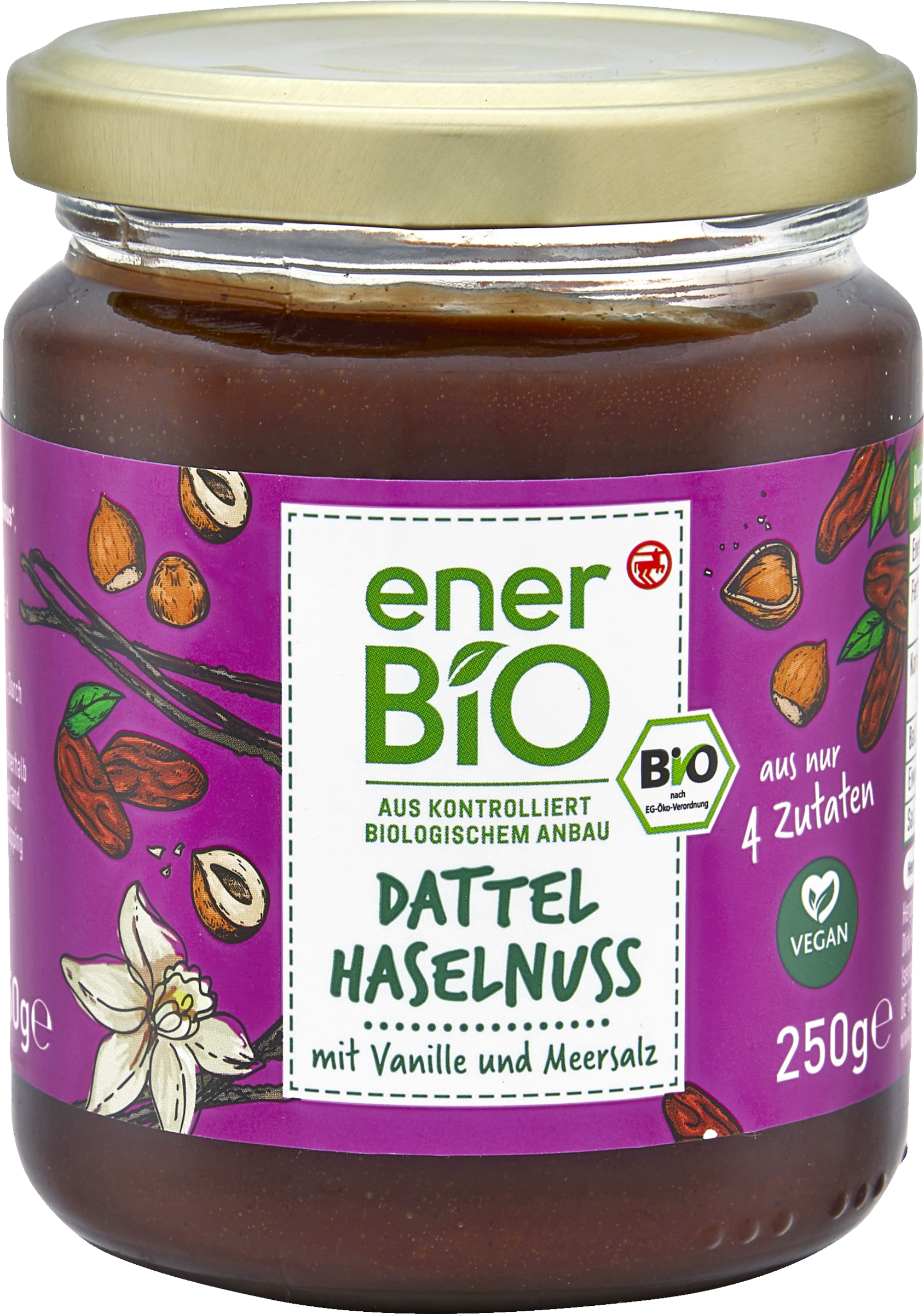 Dattel Haselnuss Creme