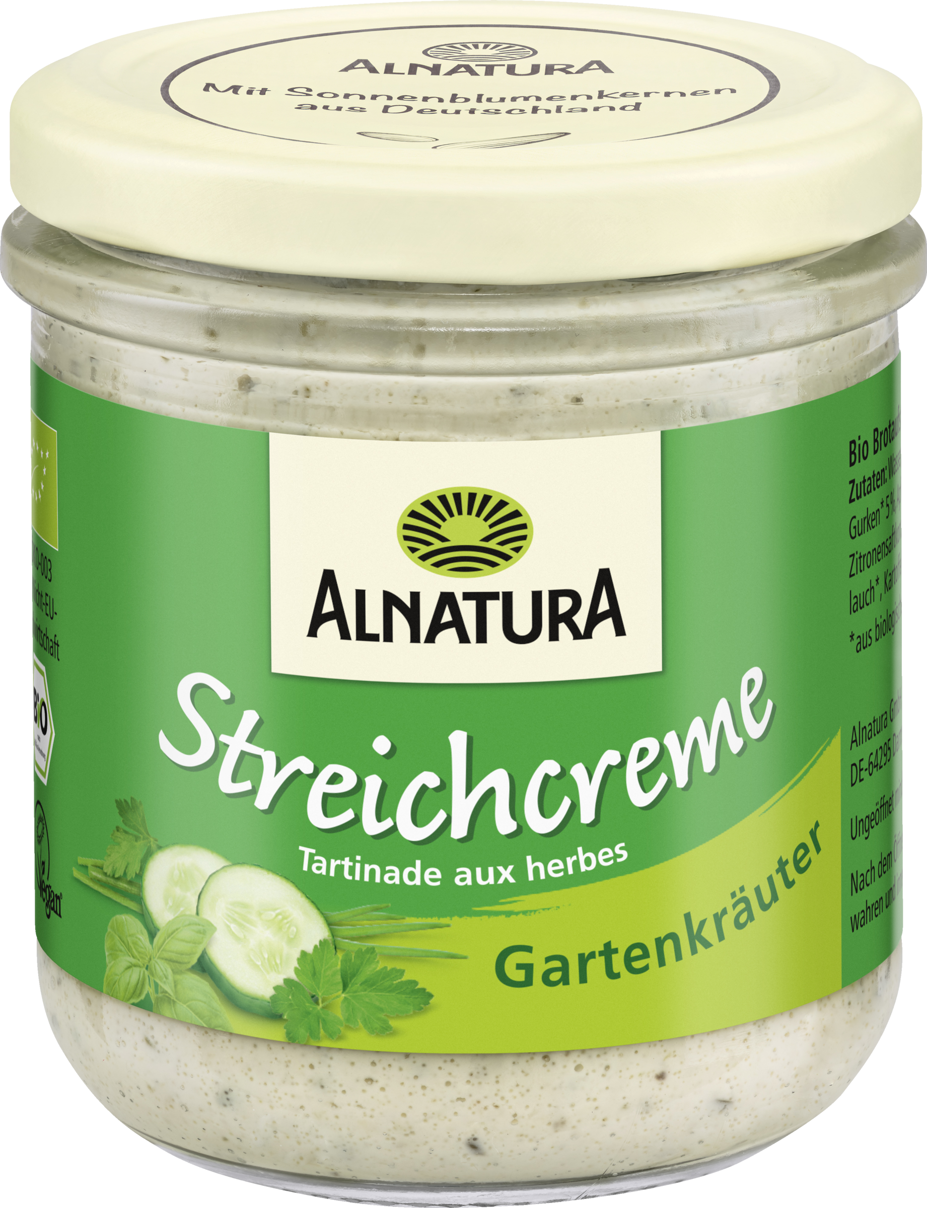 Alnatura Bio Streichcreme Gartenkräuter