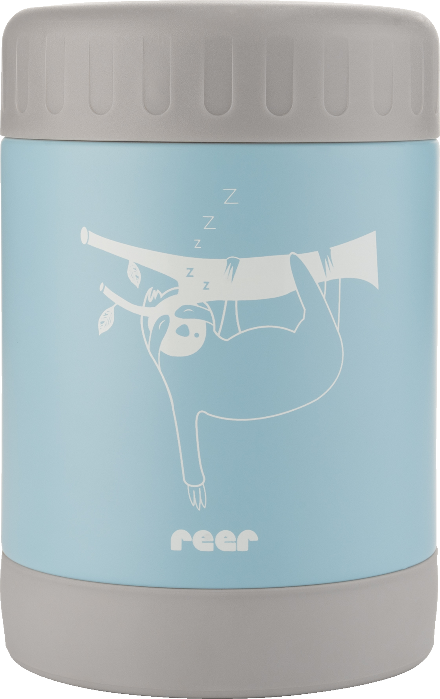 reer 90423 ColourDesign Edelstahl-Warmhaltebox, 300 ml, blau