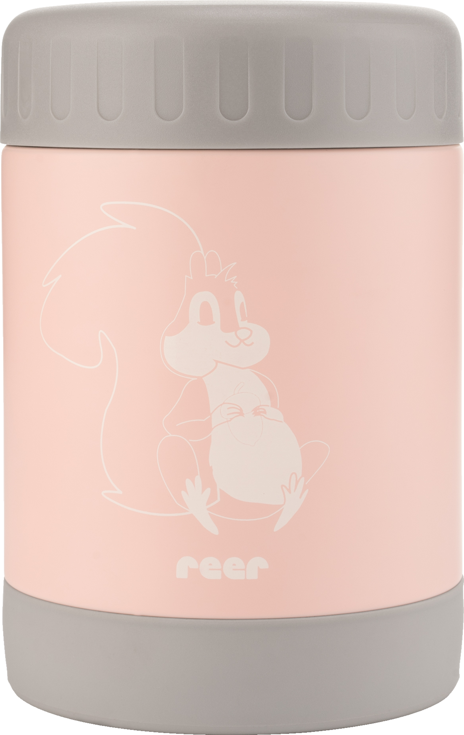 reer 90424 ColourDesign Edelstahl-Warmhaltebox, 300 ml,rosa