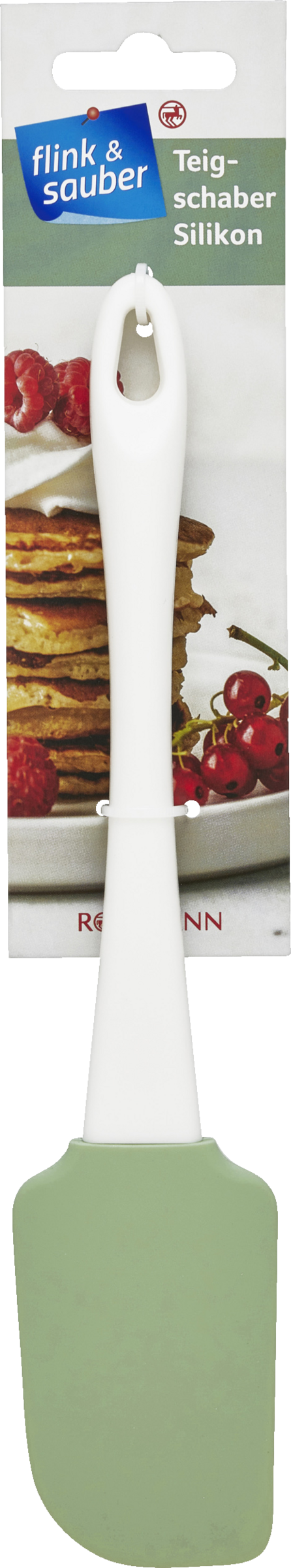 flink & sauber FLINK UND SAUBER TEIGSCHABER SILIKON ERGONOMISCH