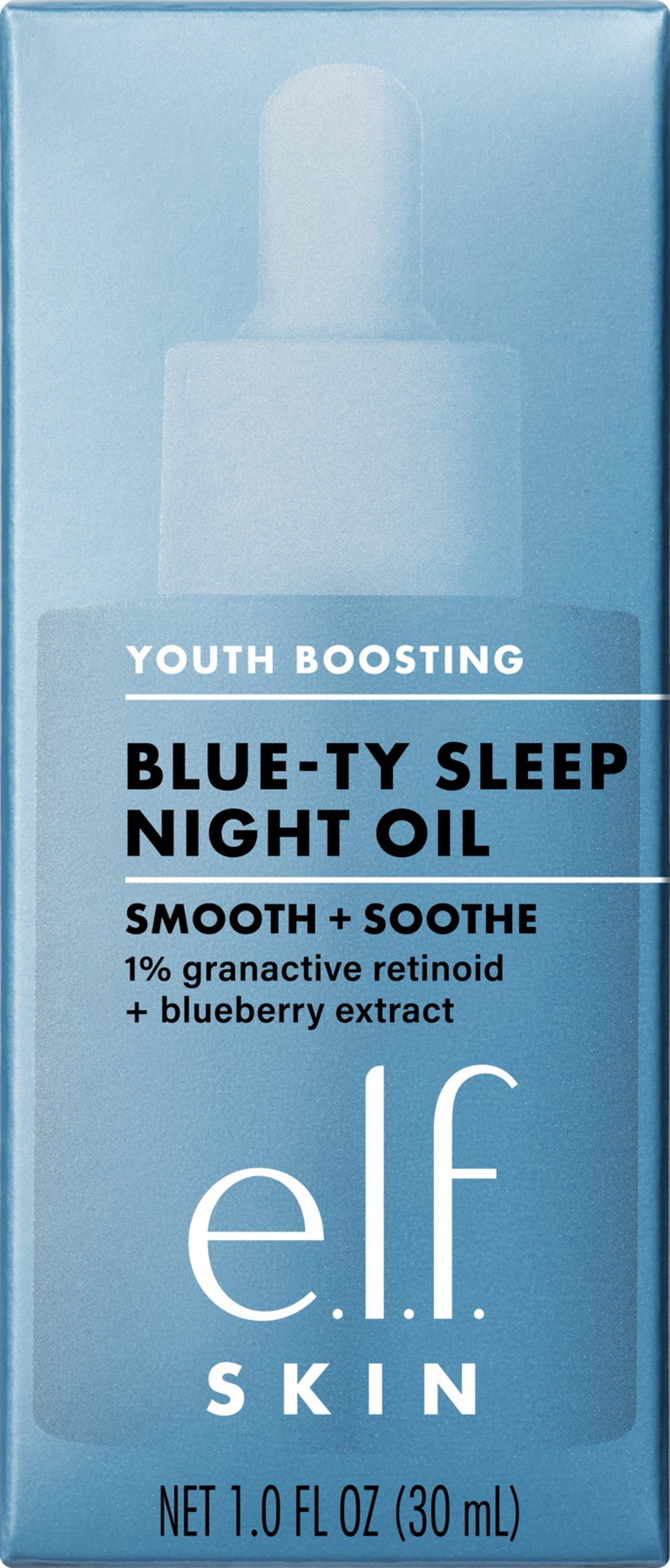 e.l.f. Cosmetics Youth Boosting Blue-ty Sleep Night Oil