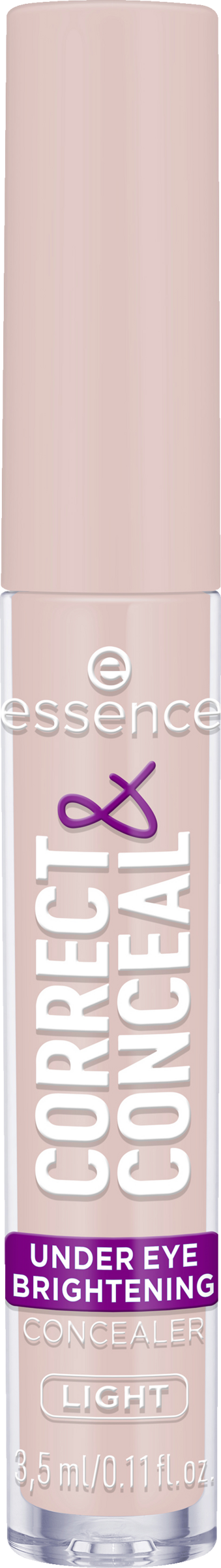 essence CORRECT & CONCEAL under eye brightening concealer 10 Light