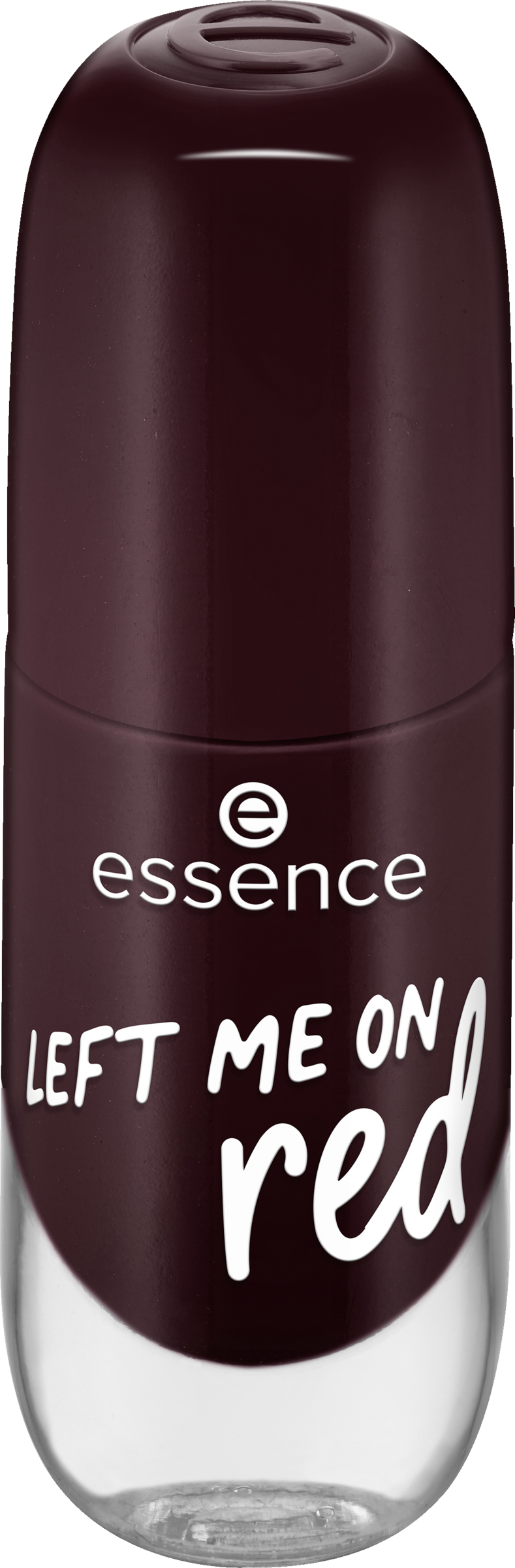essence gel nail colour 72 LEFT ME ON red
