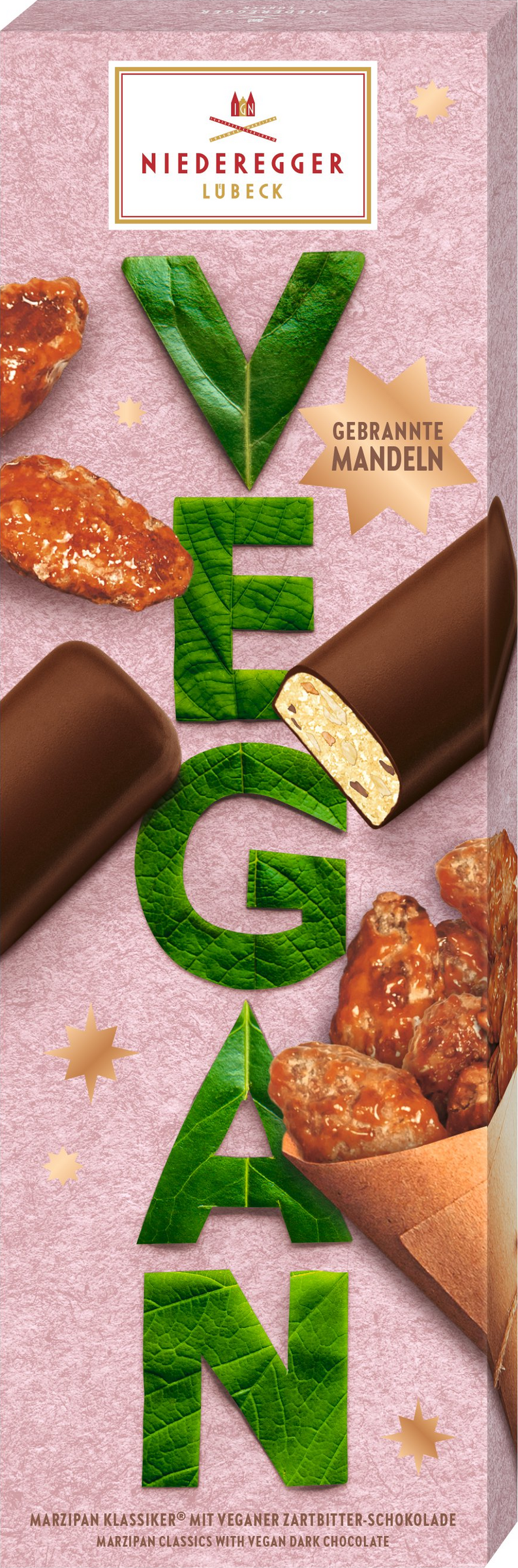 Niederegger VEGAN Gebrannte Mandeln (8 Stück)