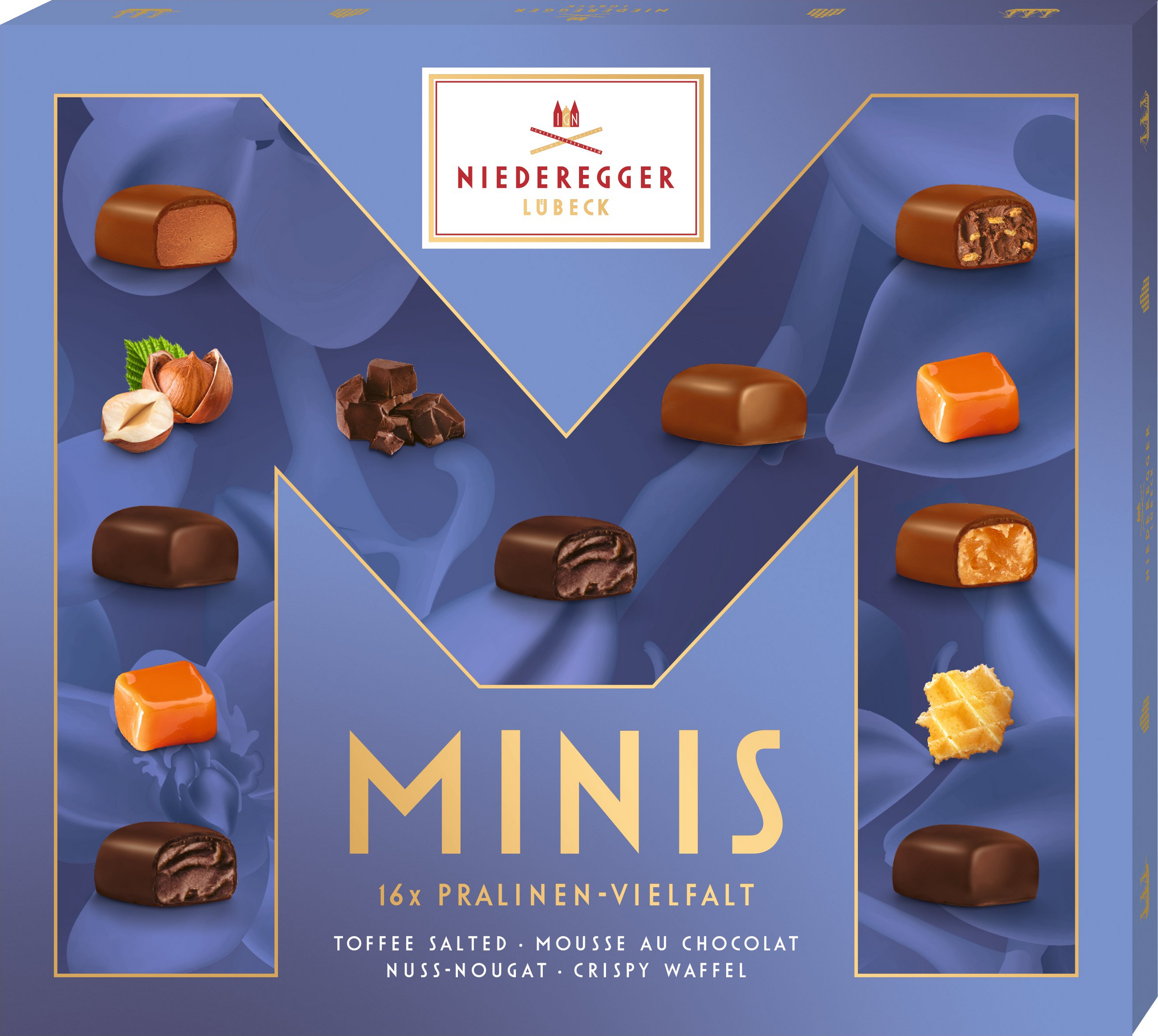 Niederegger Minis Pralinen-Vielfalt (16 Stück)