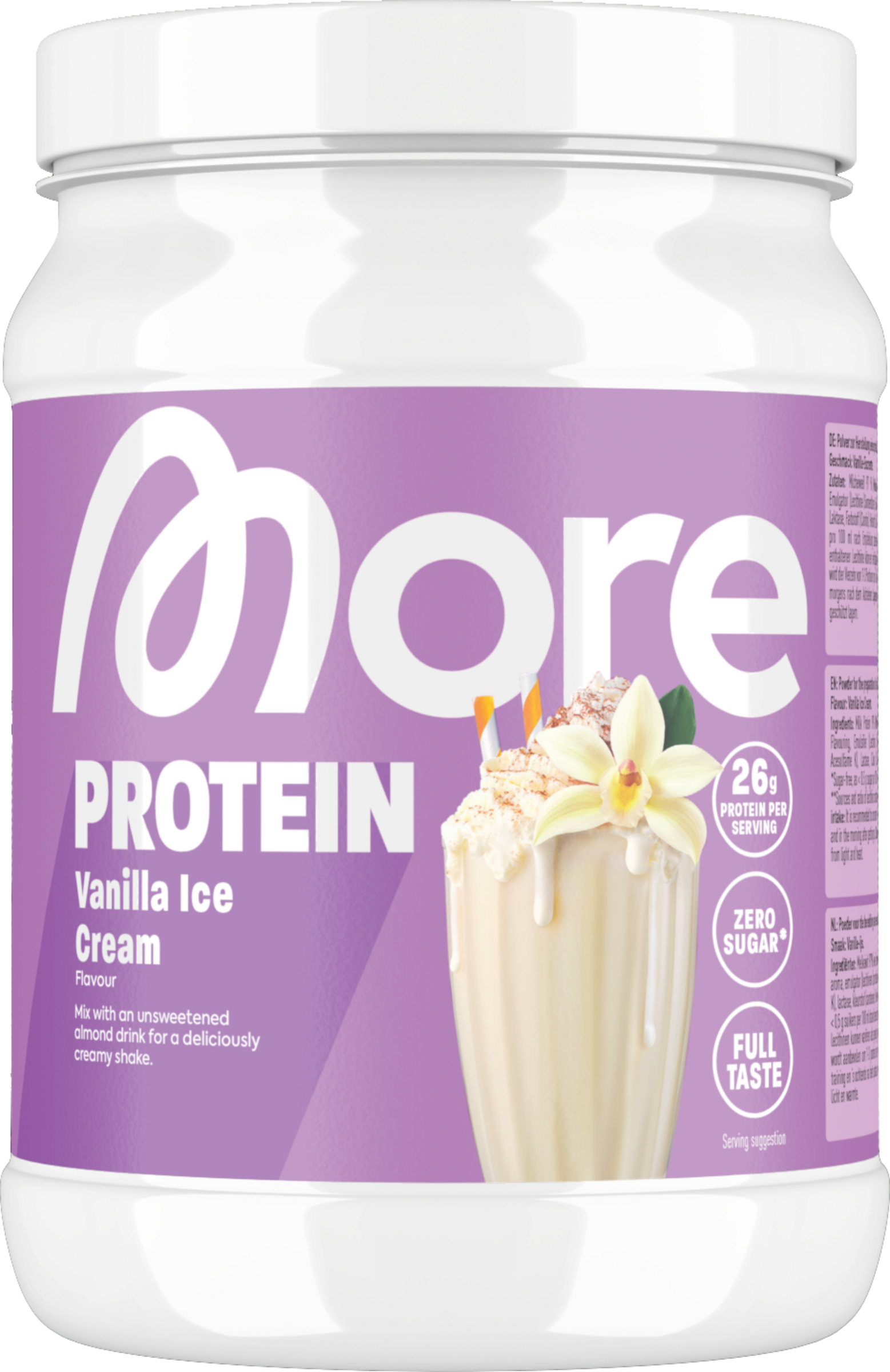 More Protein Vanilla Ice Cream