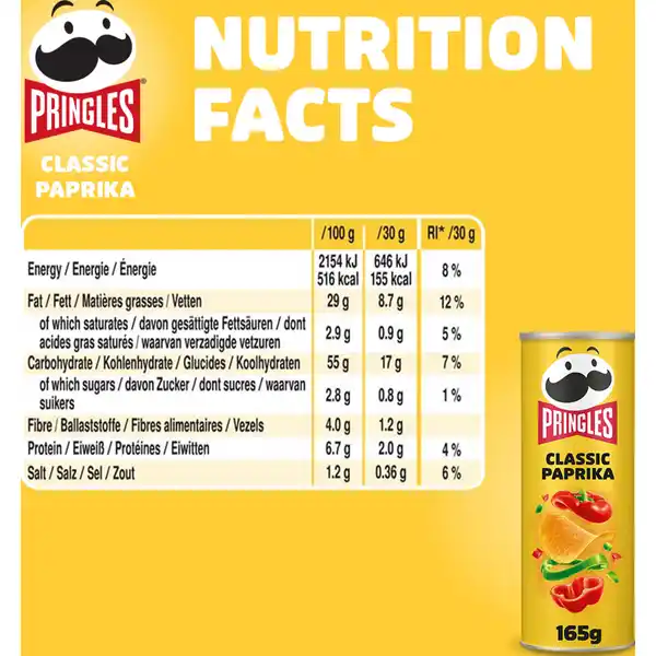 Classic Paprika Chips mit Paprika-Geschmack