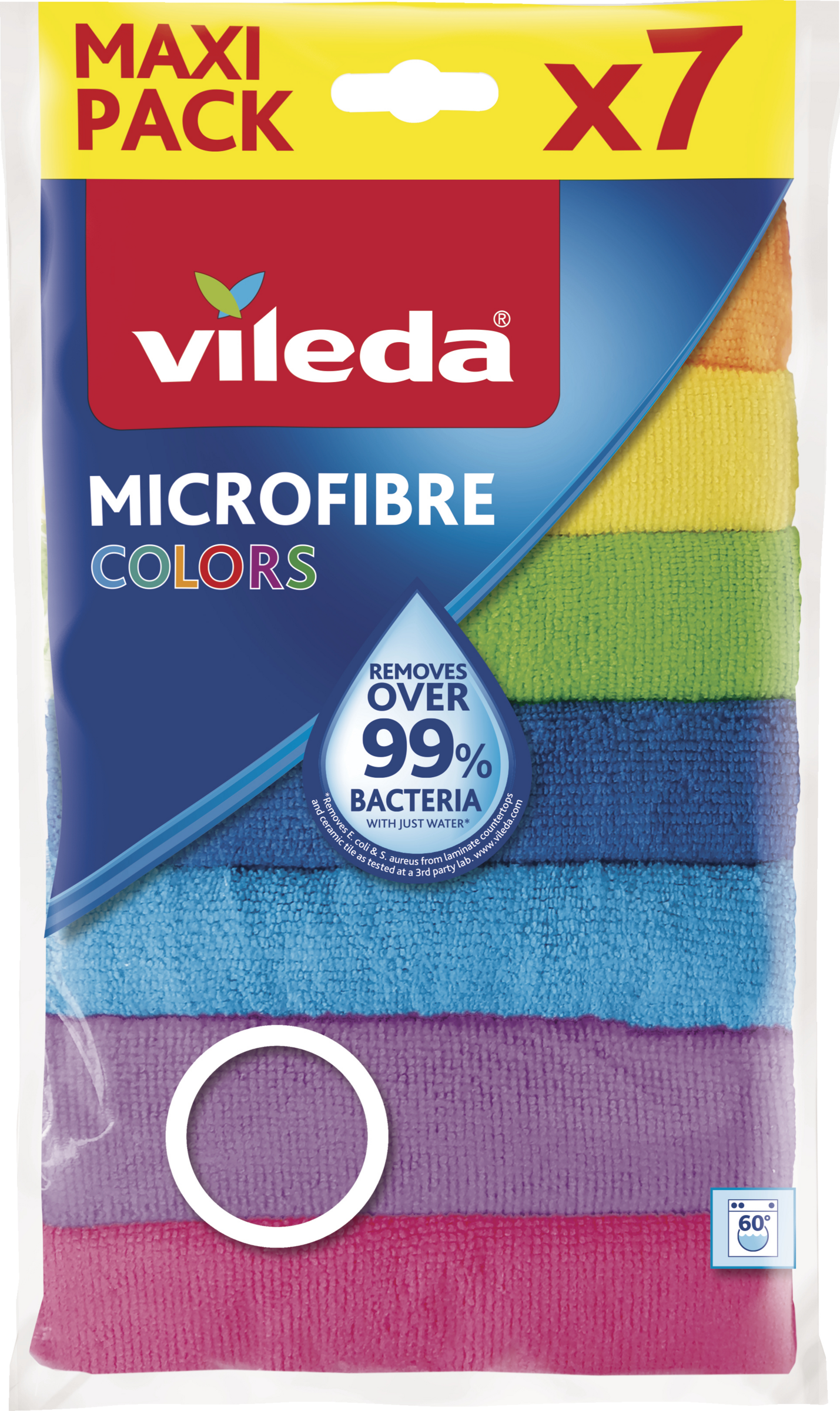 Vileda Microfibre Colors Tücher Multipack