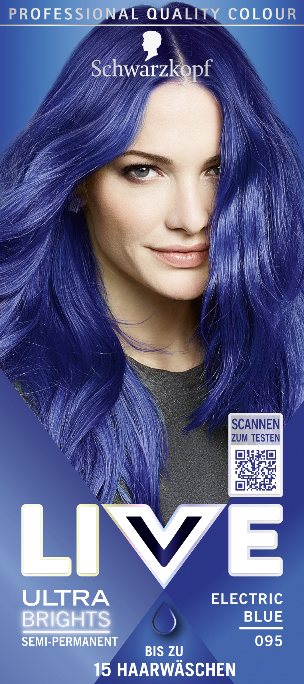 Ultra Brights Haarfarbe 095 Electric Blue