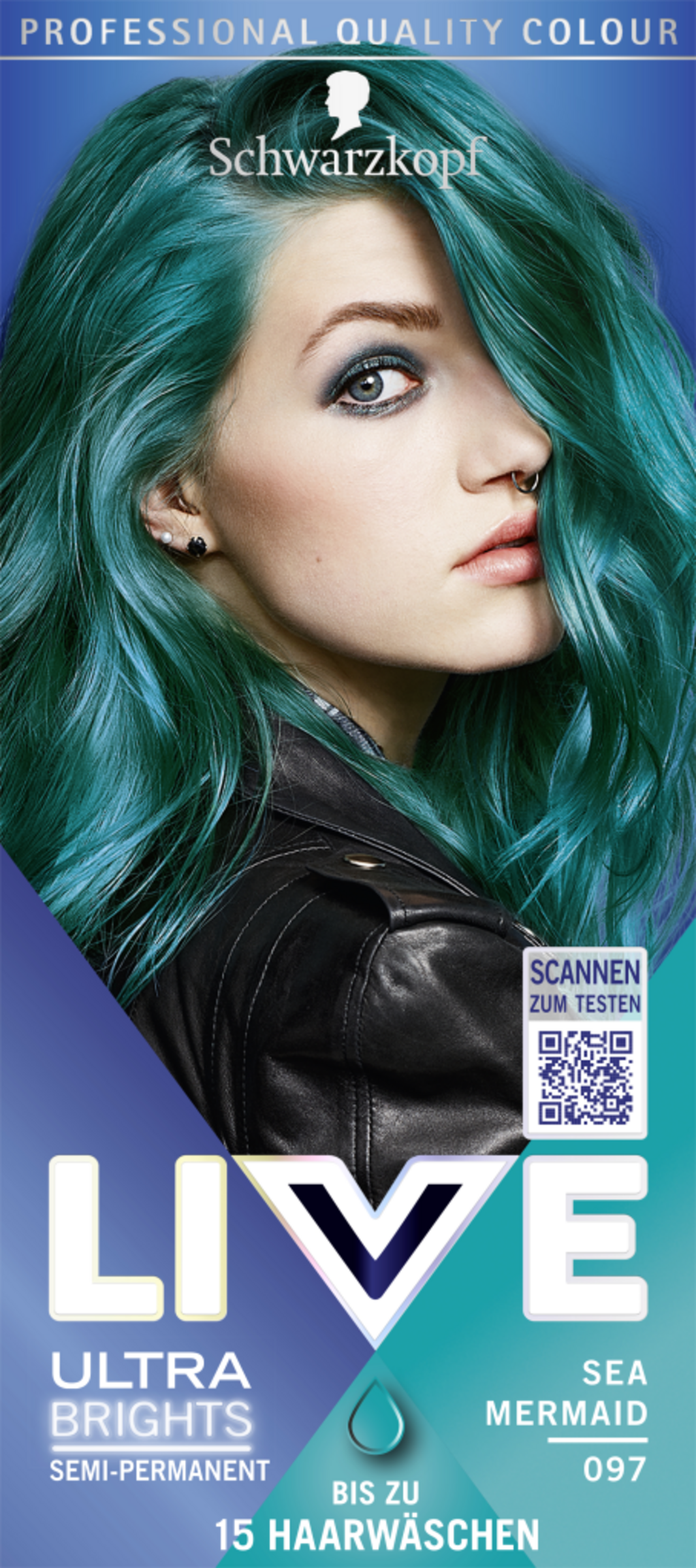 Schwarzkopf LIVE Ultra Brights Haarfarbe 097 Sea Mermaid