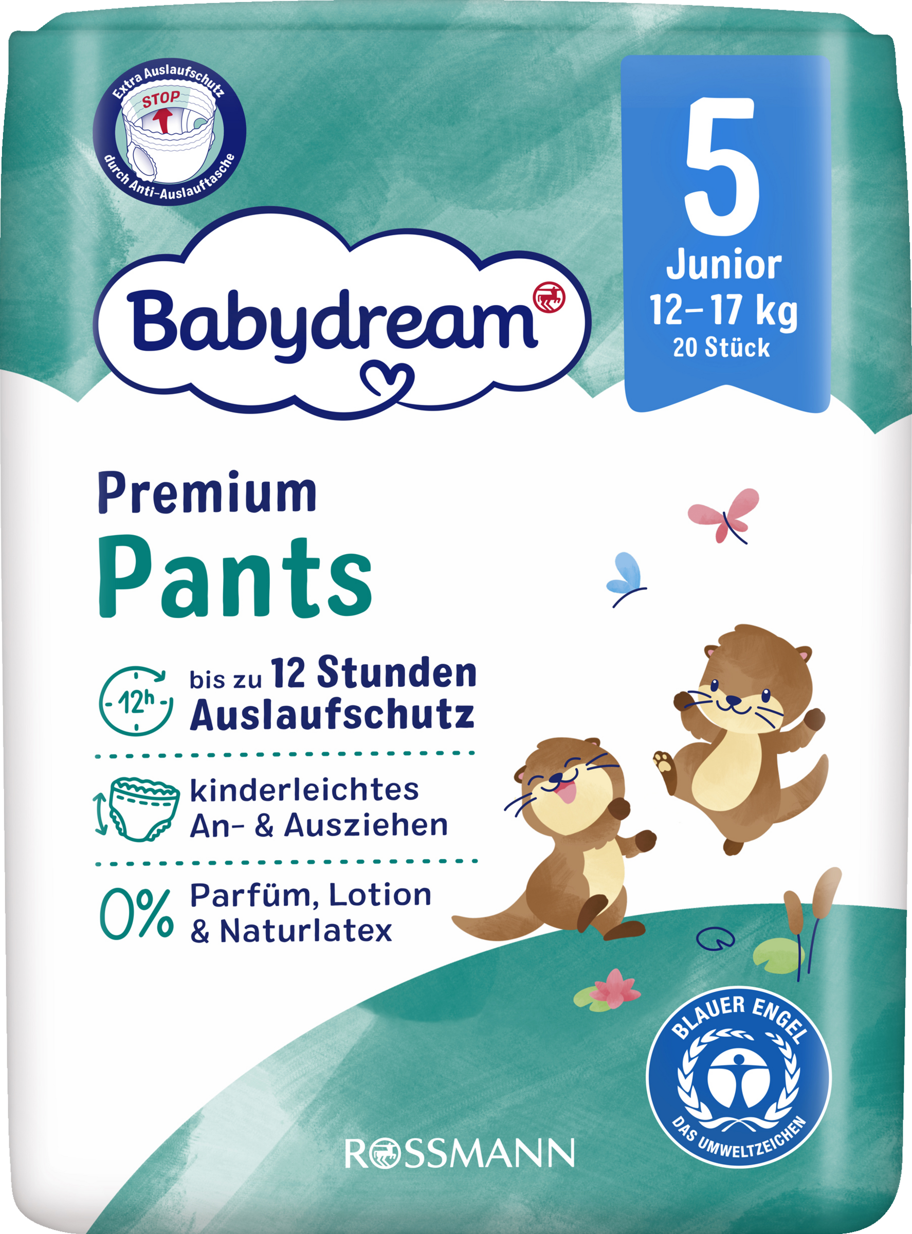 Babydream Premium Pants Gr. 5 Junior 12-17 kg) 20 Stück