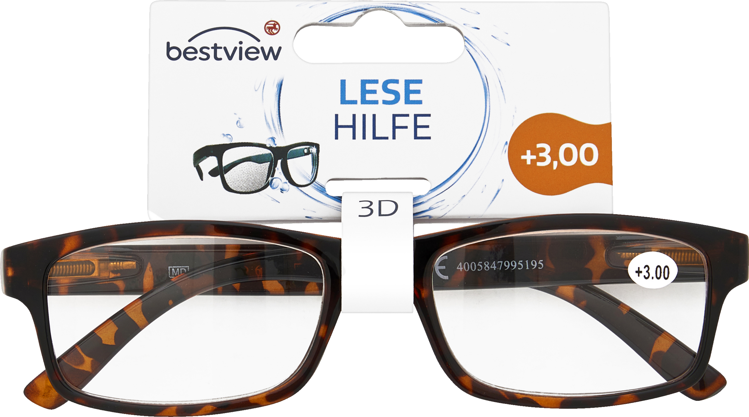 Lesehilfe Modell 3D, +3,00 Dioptrien