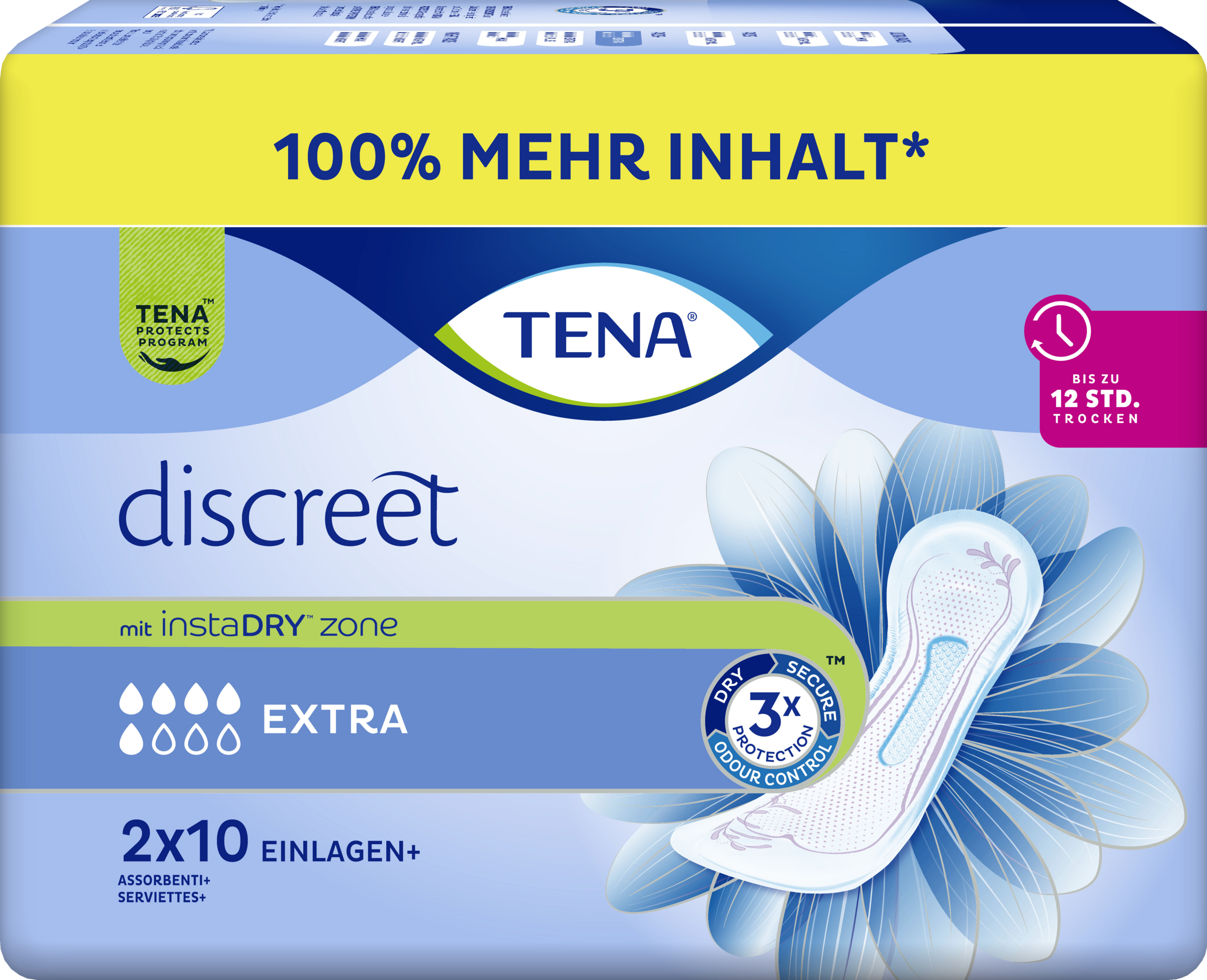 TENA discreet extra Duopack Einlagen