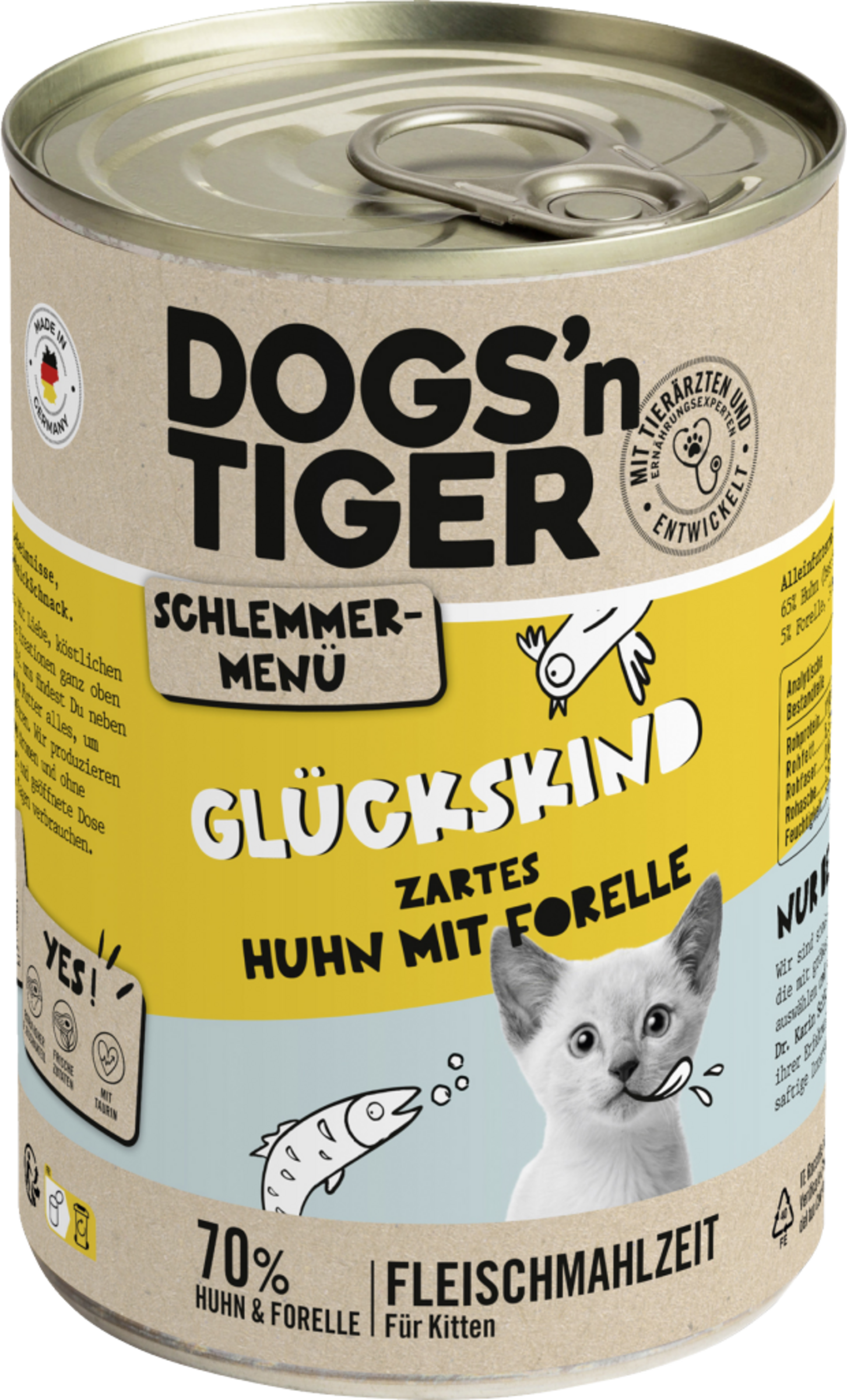 Dogs'n Tiger Glückskind Huhn mit Forelle