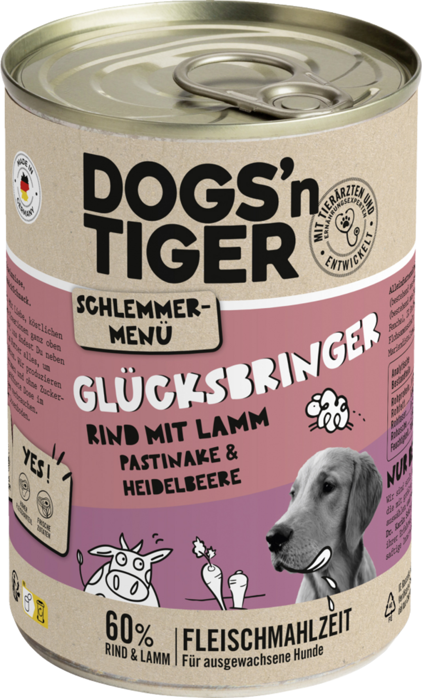 Dogs'n Tiger Glücksbringer Rind mit Lamm