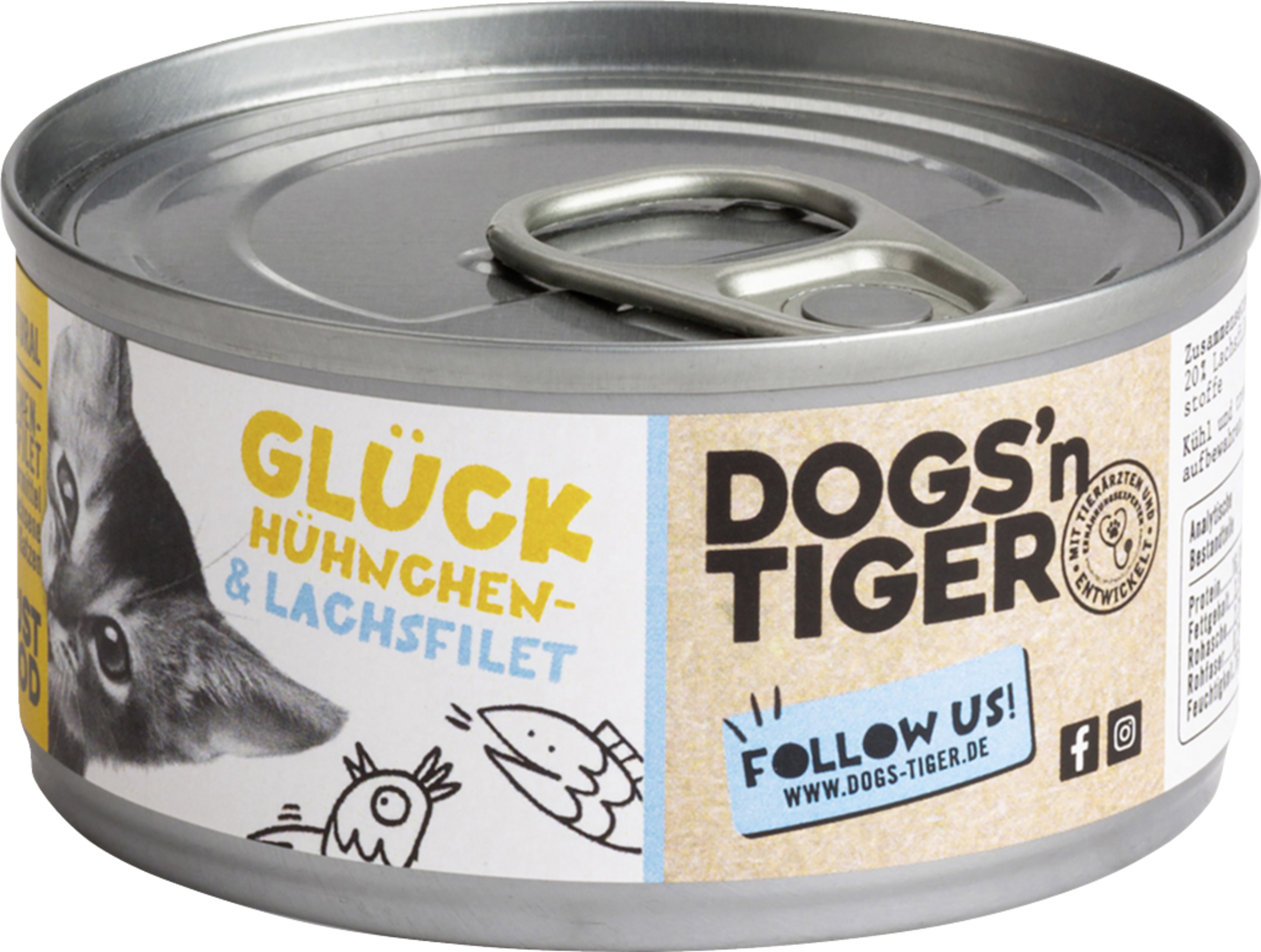 Dogs'n Tiger Glück Hühnchen- und Lachsfilet