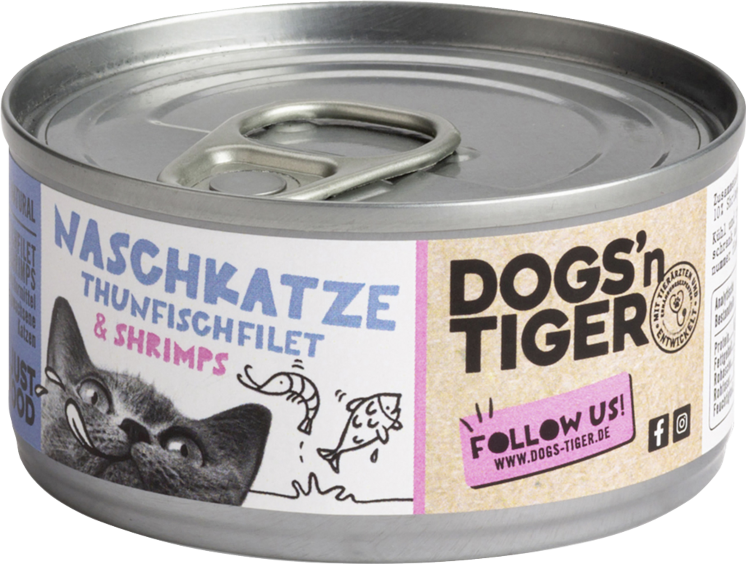 Dogs'n Tiger Naschkatze Thunfischfilet und Shrimps