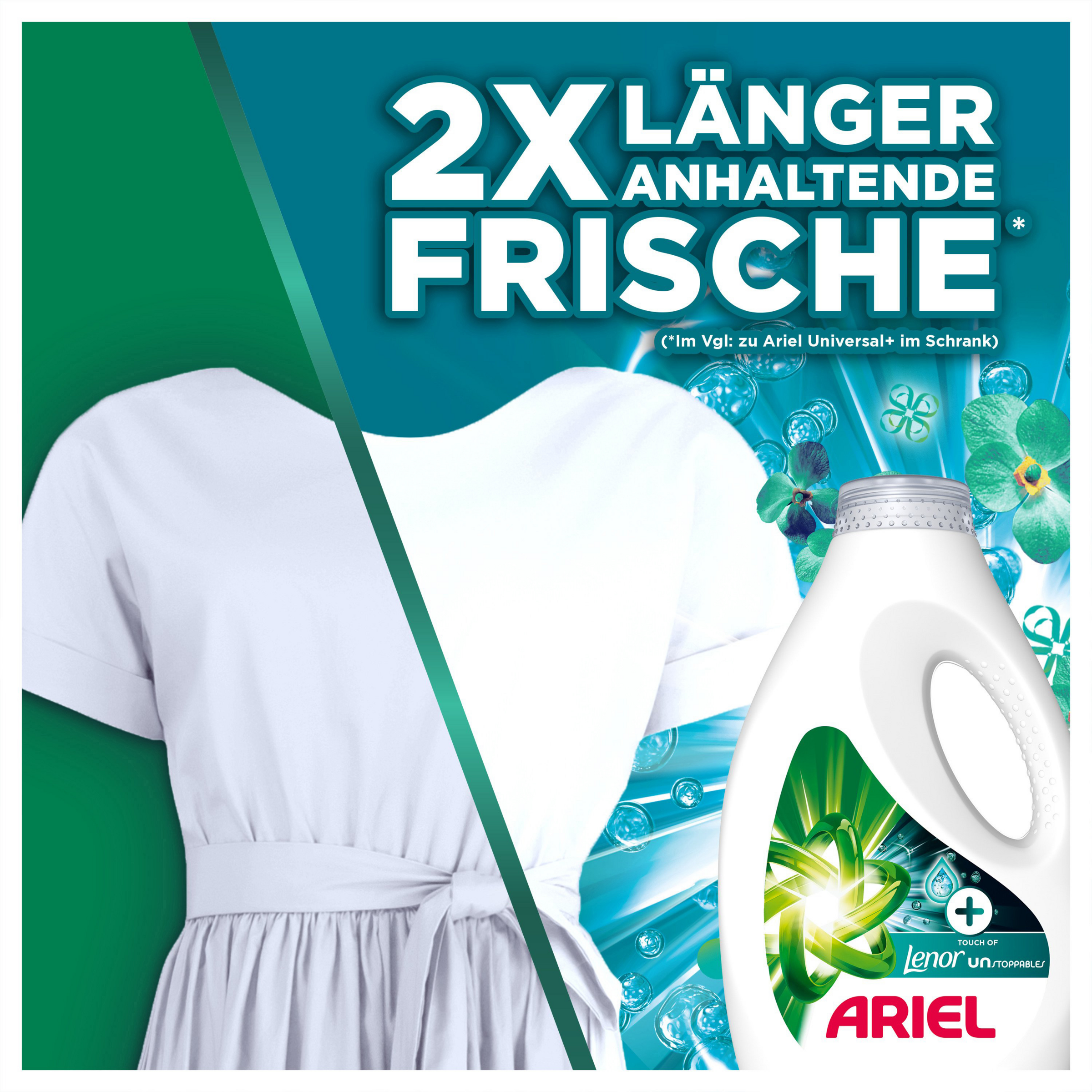 Ariel Universalwaschmittel Flüssig Touch of Unstoppables 80 WL online