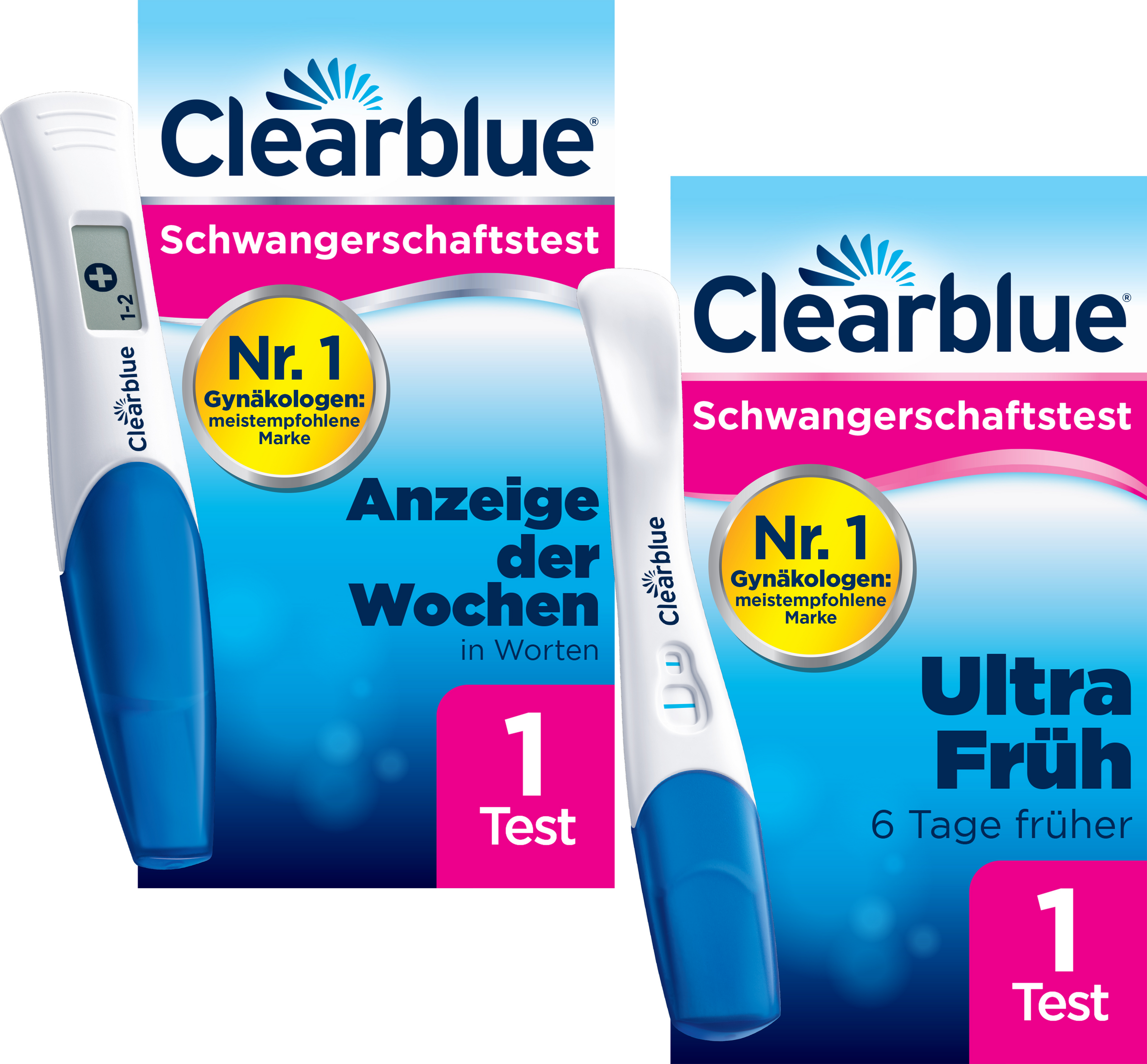 Clearblue Schwangerschaftstest Vorteilsset