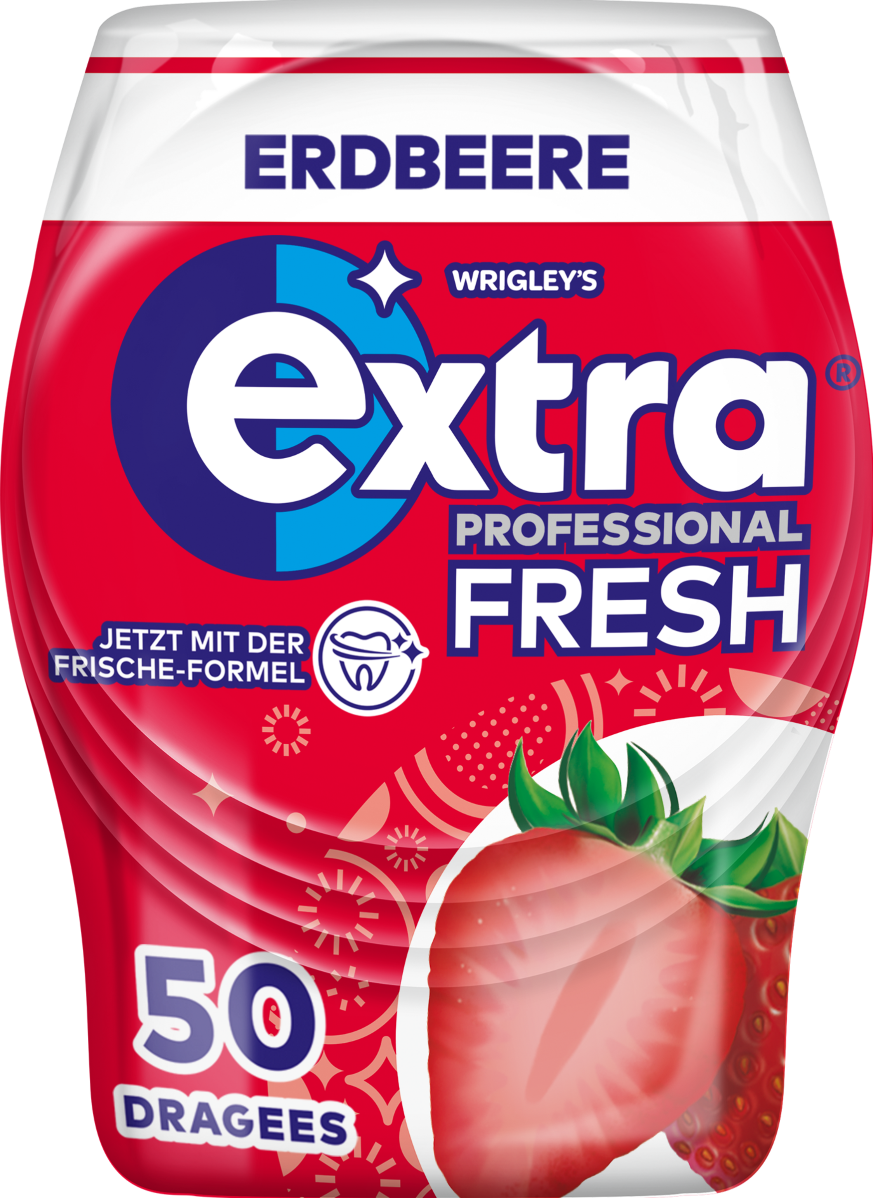 Wrigley`s Extra Professional Fresh Erdbeere, zuckerfreier Kaugummi