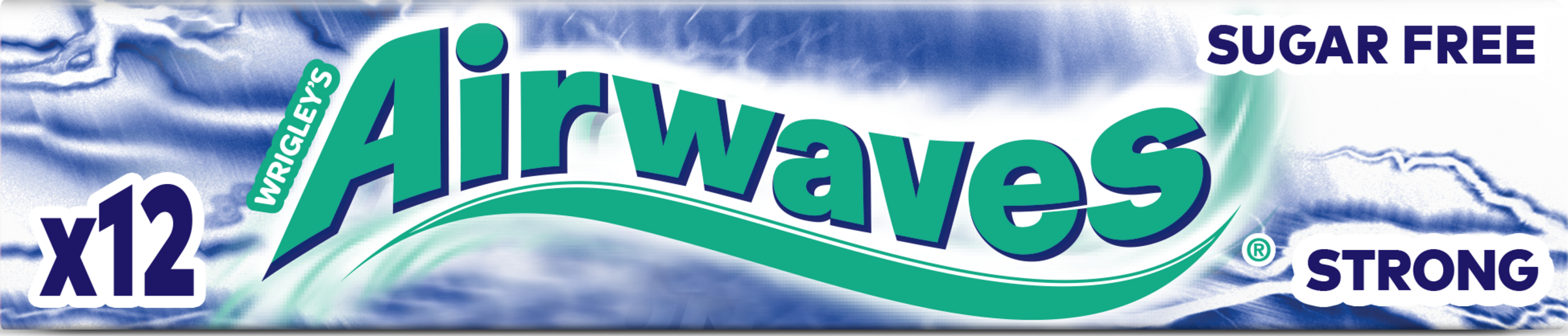 Wrigley`s Airwaves Strong, zuckerfreier Kaugummi