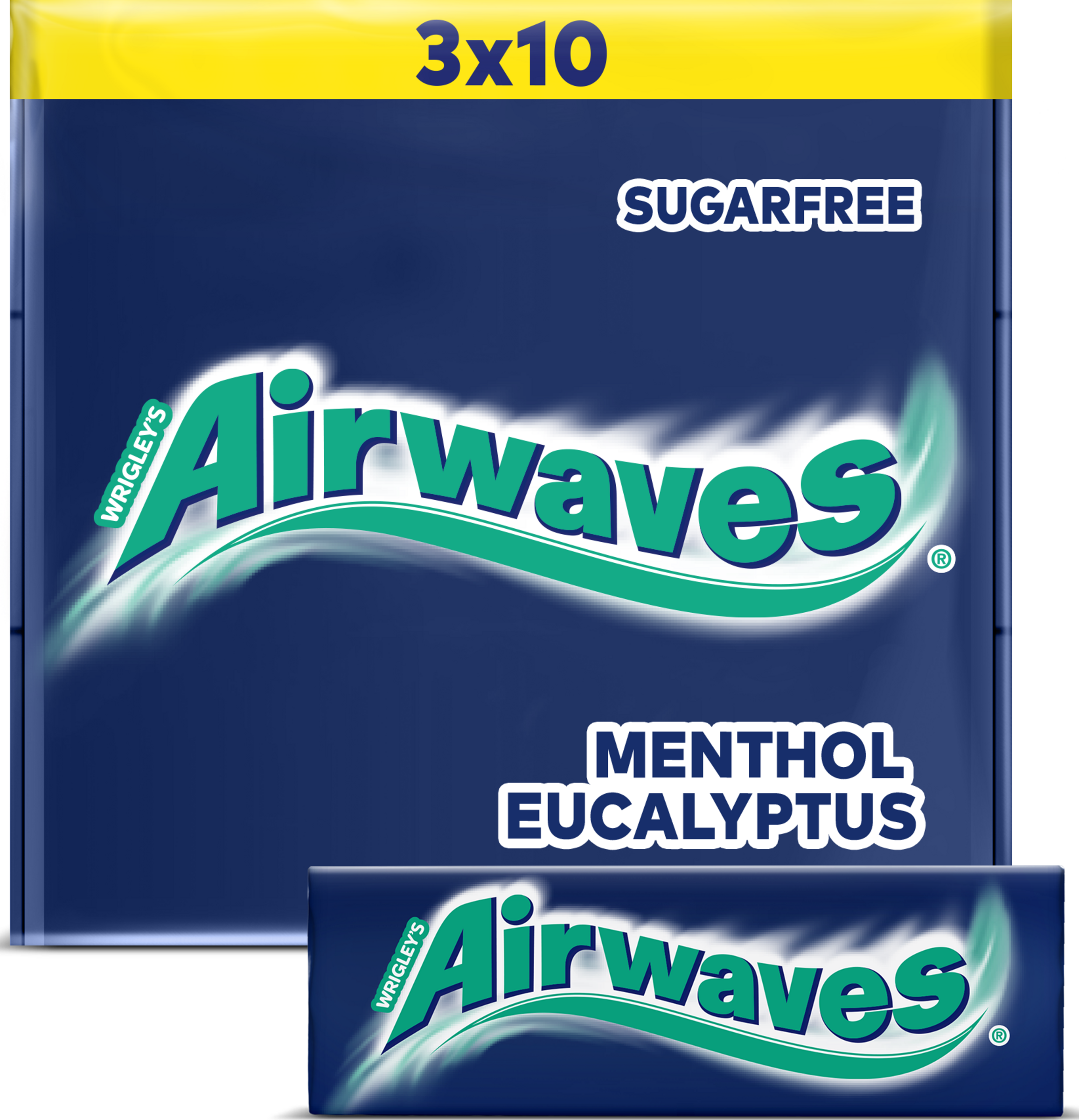Wrigley`s Airwaves Menthol & Eukalyptus, zuckerfreier Kaugummi