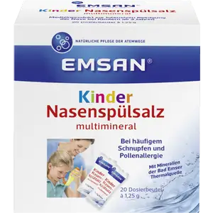 ملح Emsan لغسل أنف الأطفال
