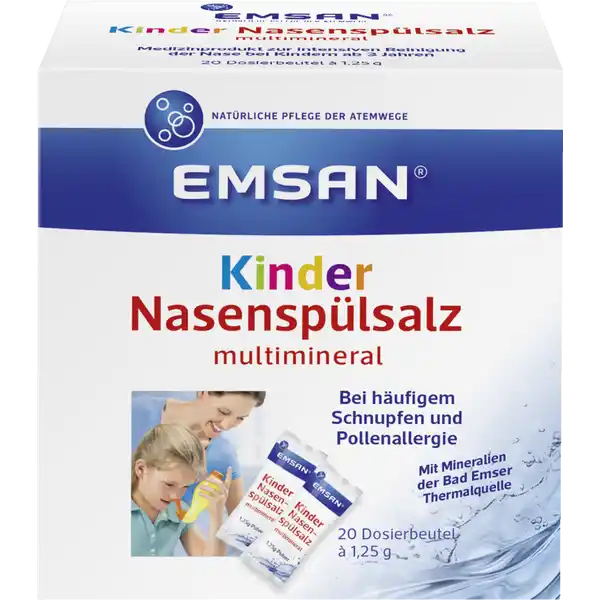 ملح Emsan لغسل أنف الأطفال