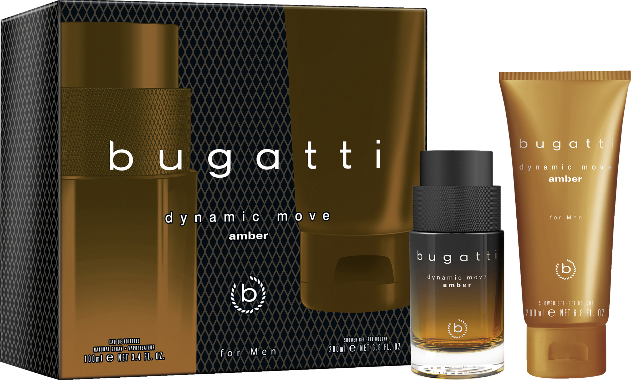 bugatti Dynamic move amber Geschenkset