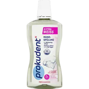 غسول فم أبيض إضافي