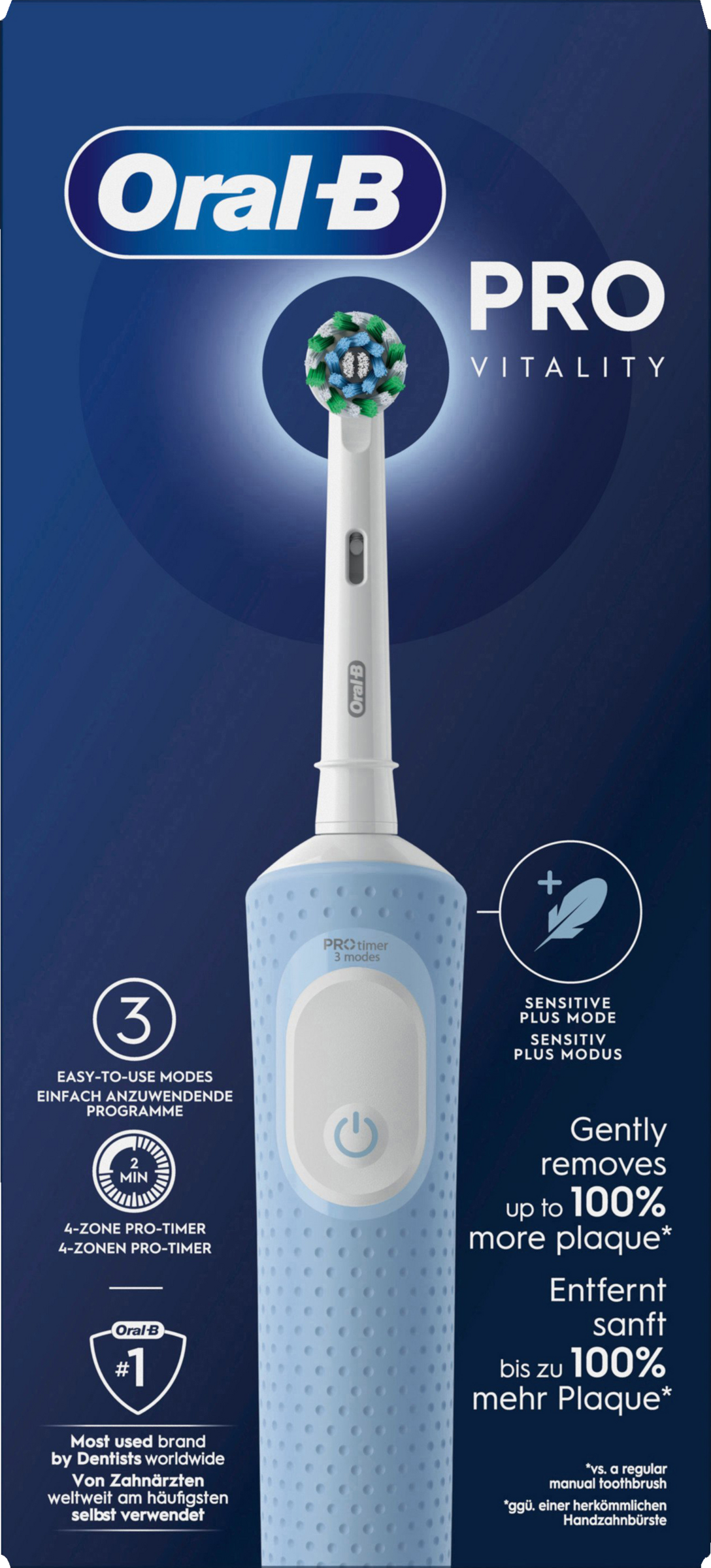 Vitality Pro D103 Elektrische Zahnbürste Blue