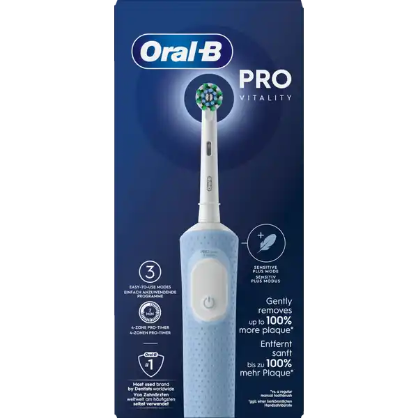 فرشاة أسنان كهربائية Vitality Pro D103 زرقاء