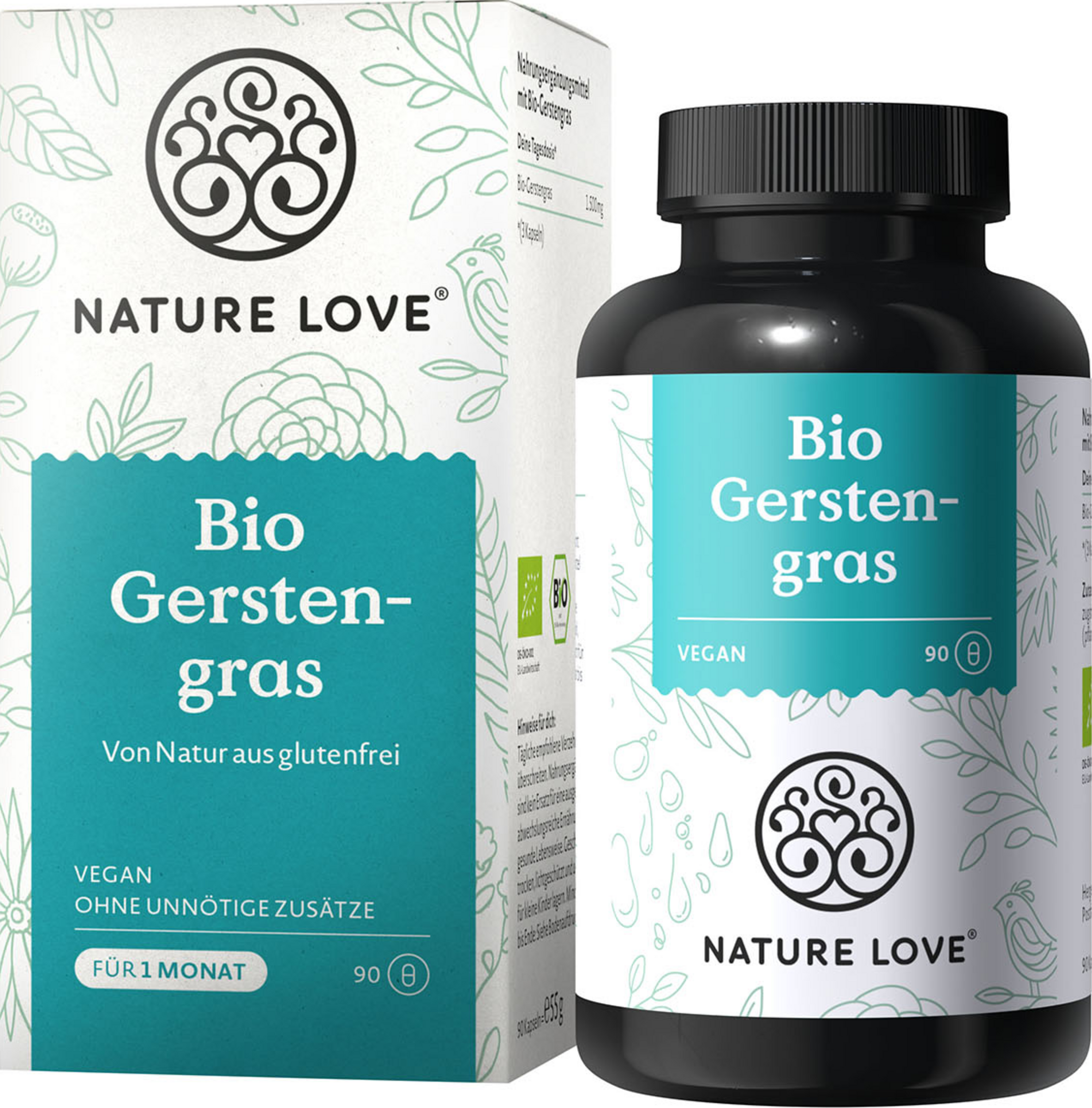 Nature Love Bio Gerstengras Kapseln