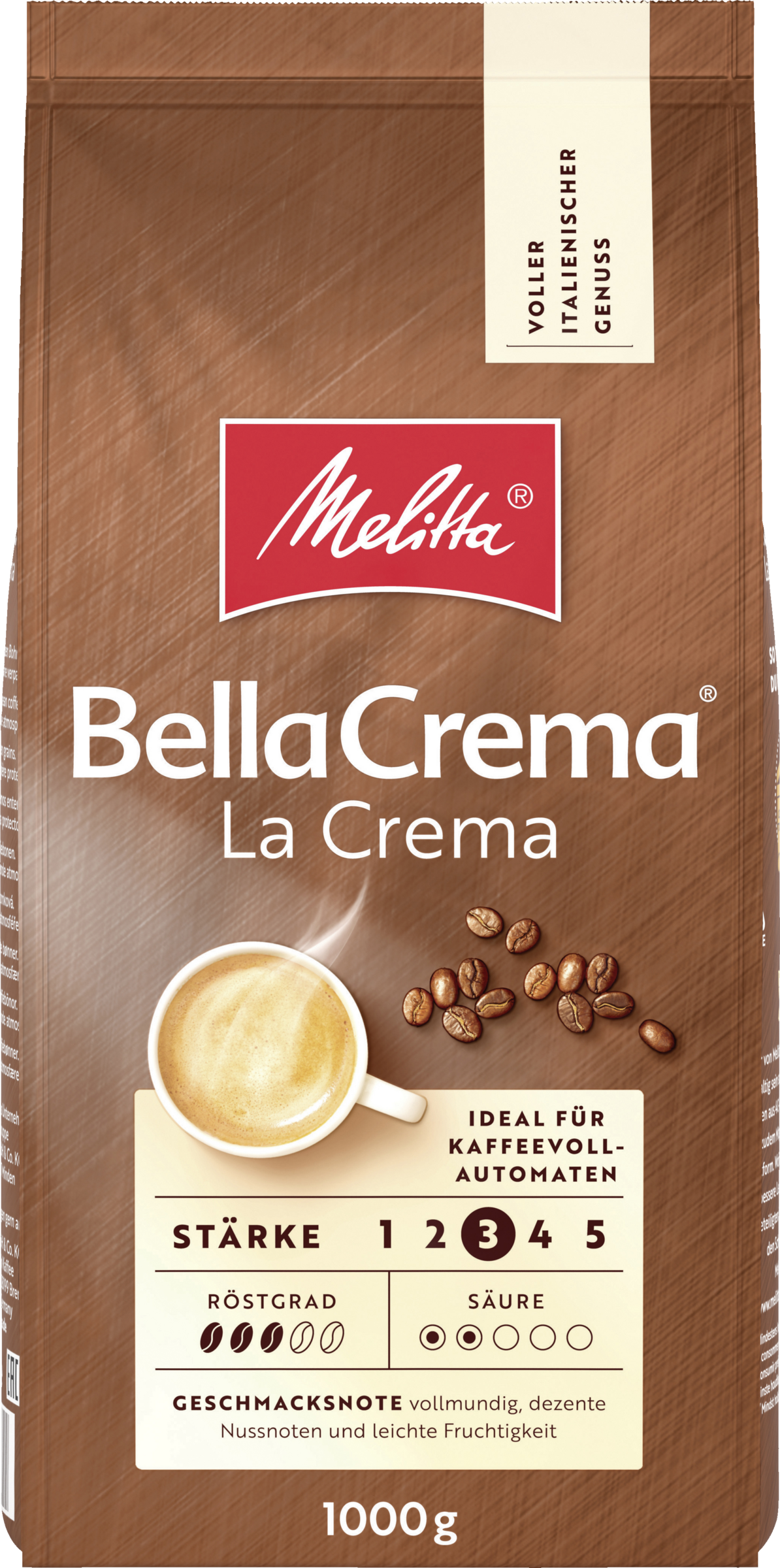 BellaCrema La Crema ganze Bohnen