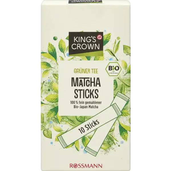 KING'S CROWN Bio Matcha Pulver Sticks online kaufen | rossmann.de