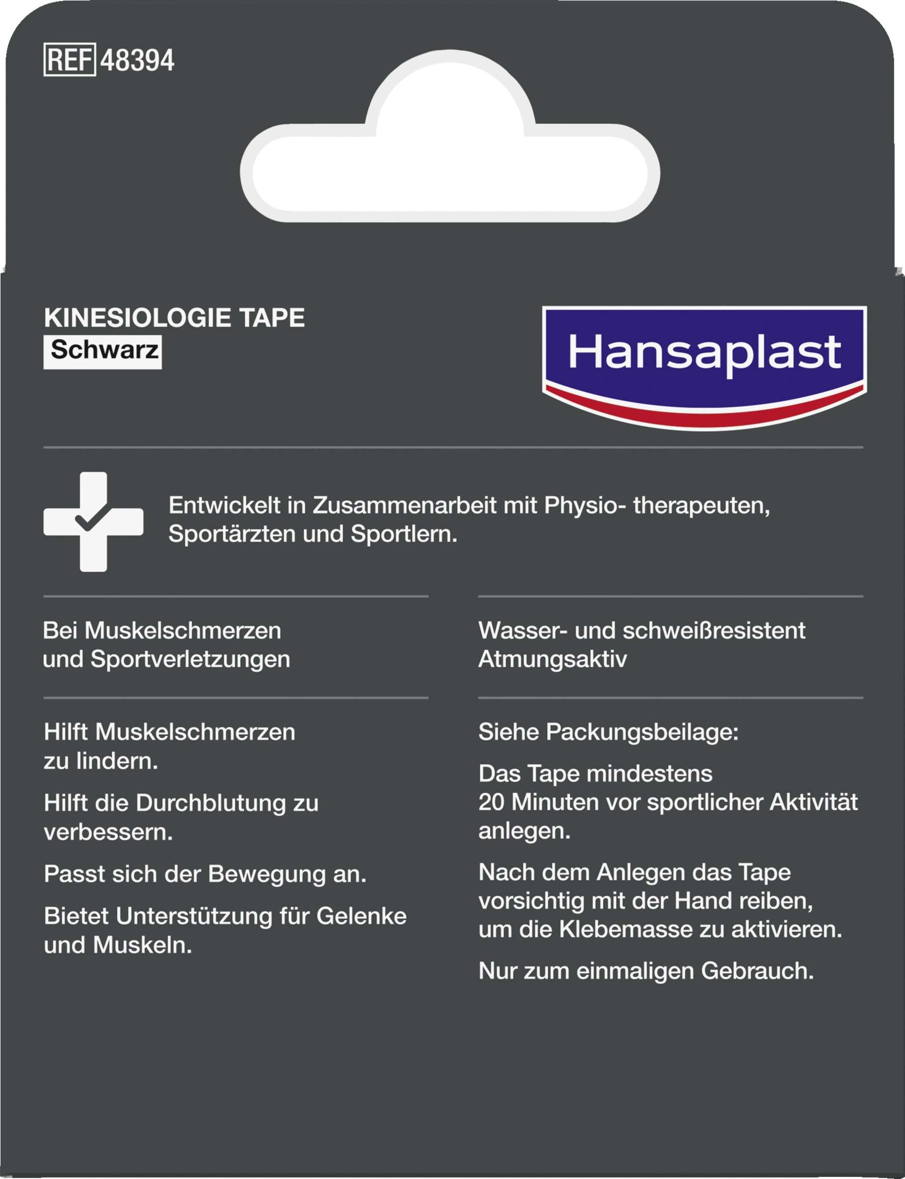 شريط كينيزيولوجي أسود 2