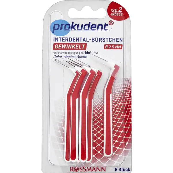 فرش أسنان بين الأسنان، منحنية ISO 2