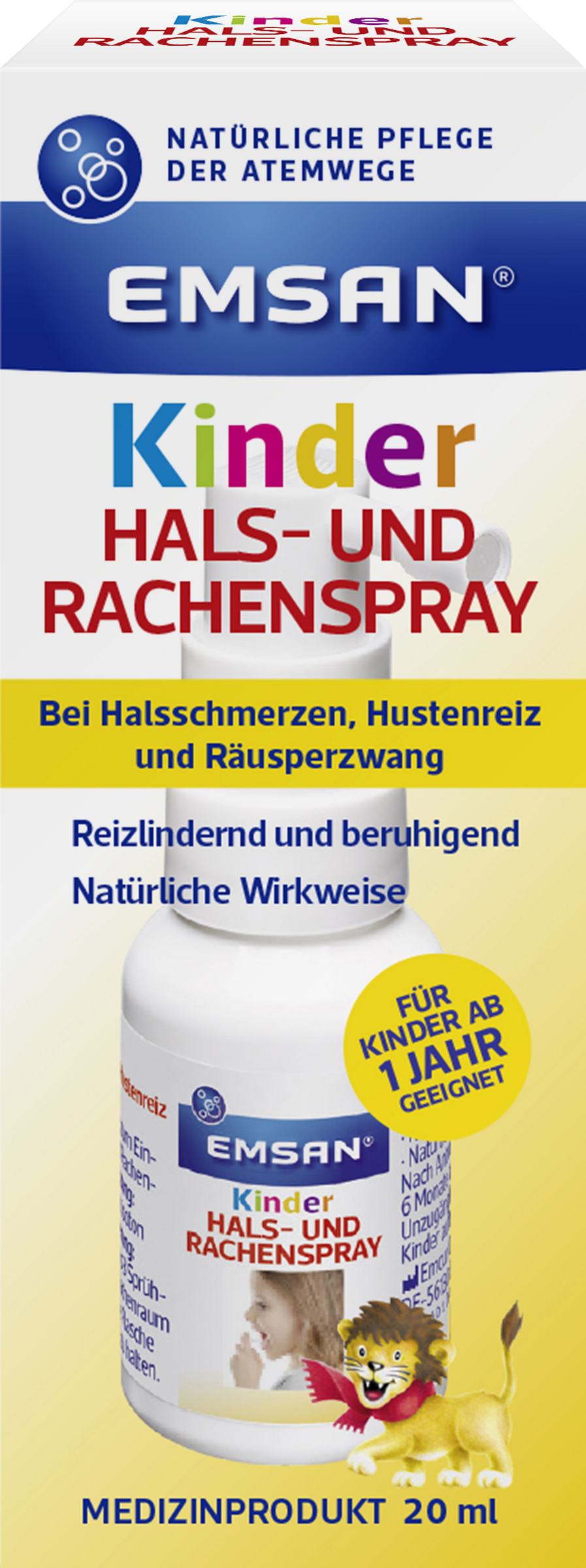 Emsan Kinder Hals- und Rachenspray