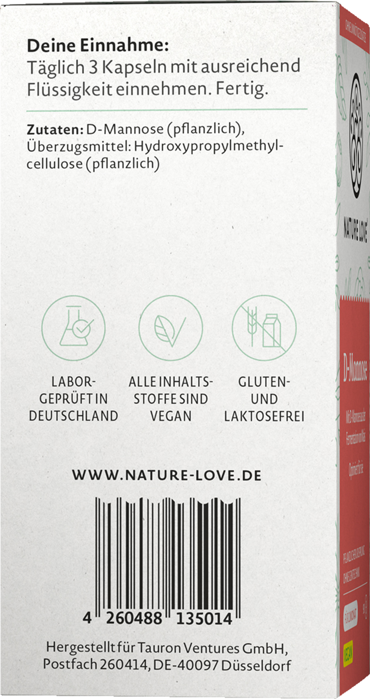 كبسولات D-Mannose 3