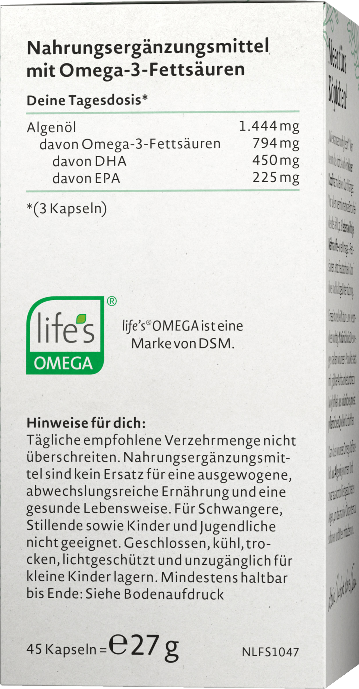 كبسولات أوميغا 3 نباتية 3