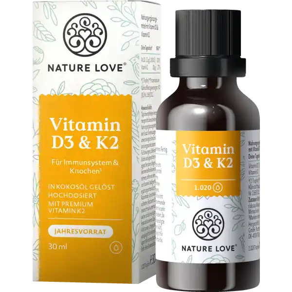 قطرات فيتامين د3 وك2