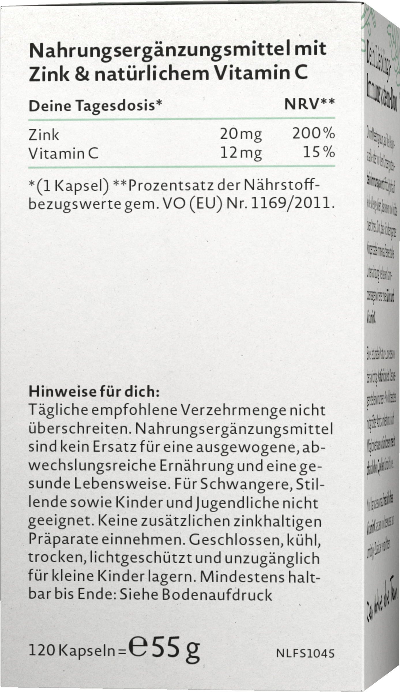 كبسولات الزنك وفيتامين سي 5