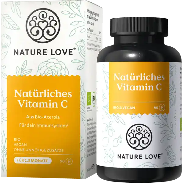 كبسولات فيتامين سي طبيعي عضوي