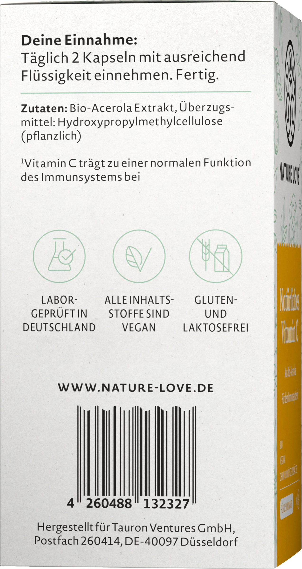 كبسولات فيتامين سي طبيعي عضوي 4