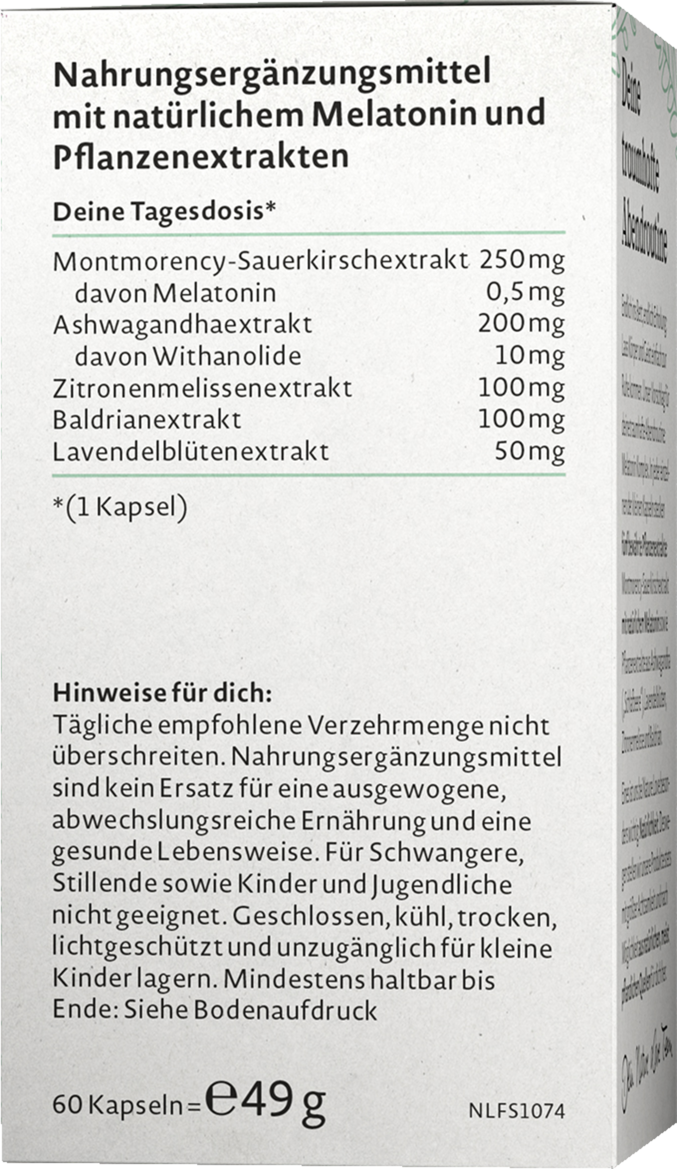 كبسولات مركب الميلاتونين 5