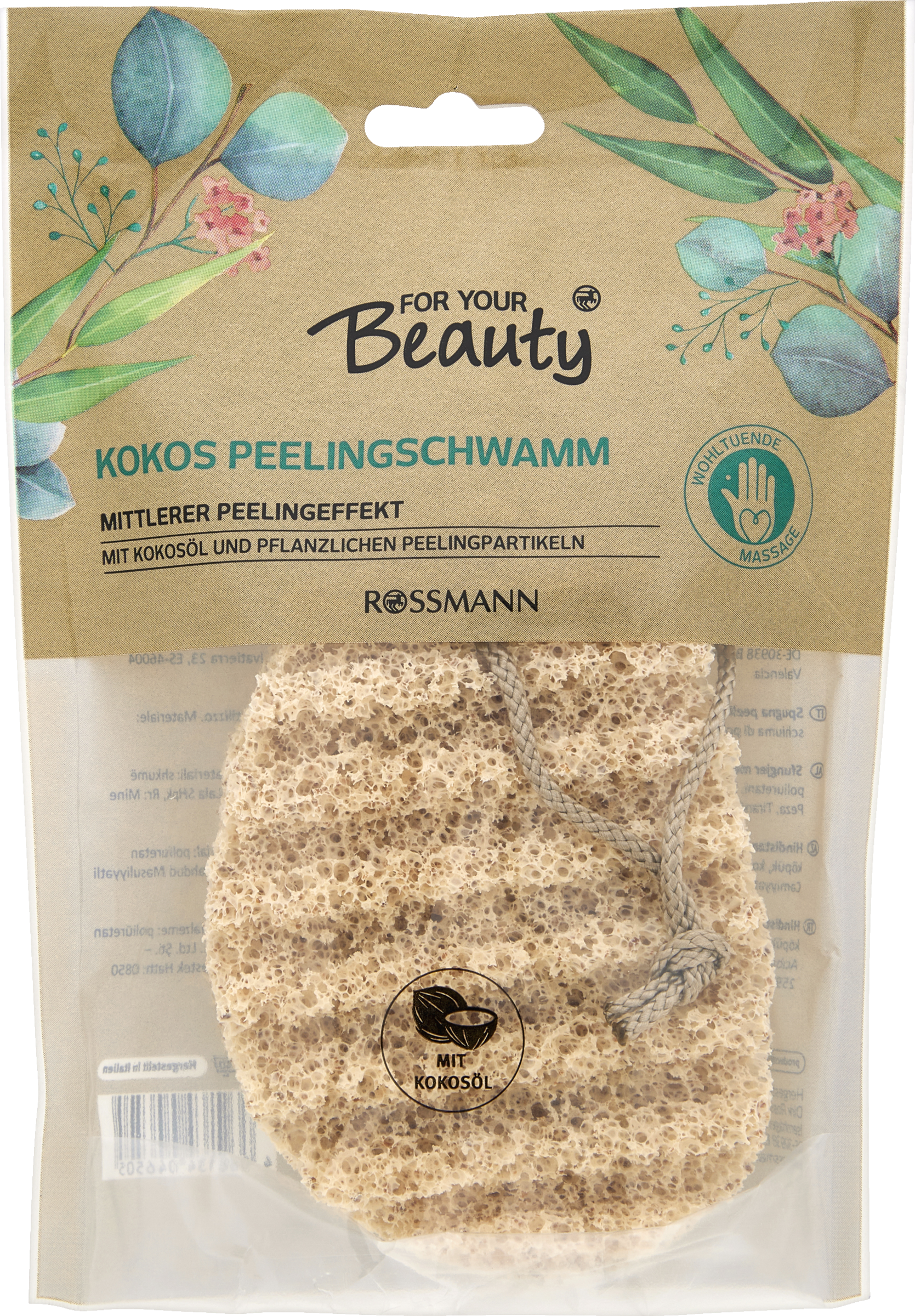 FOR YOUR Beauty Kokos Peelingschwamm