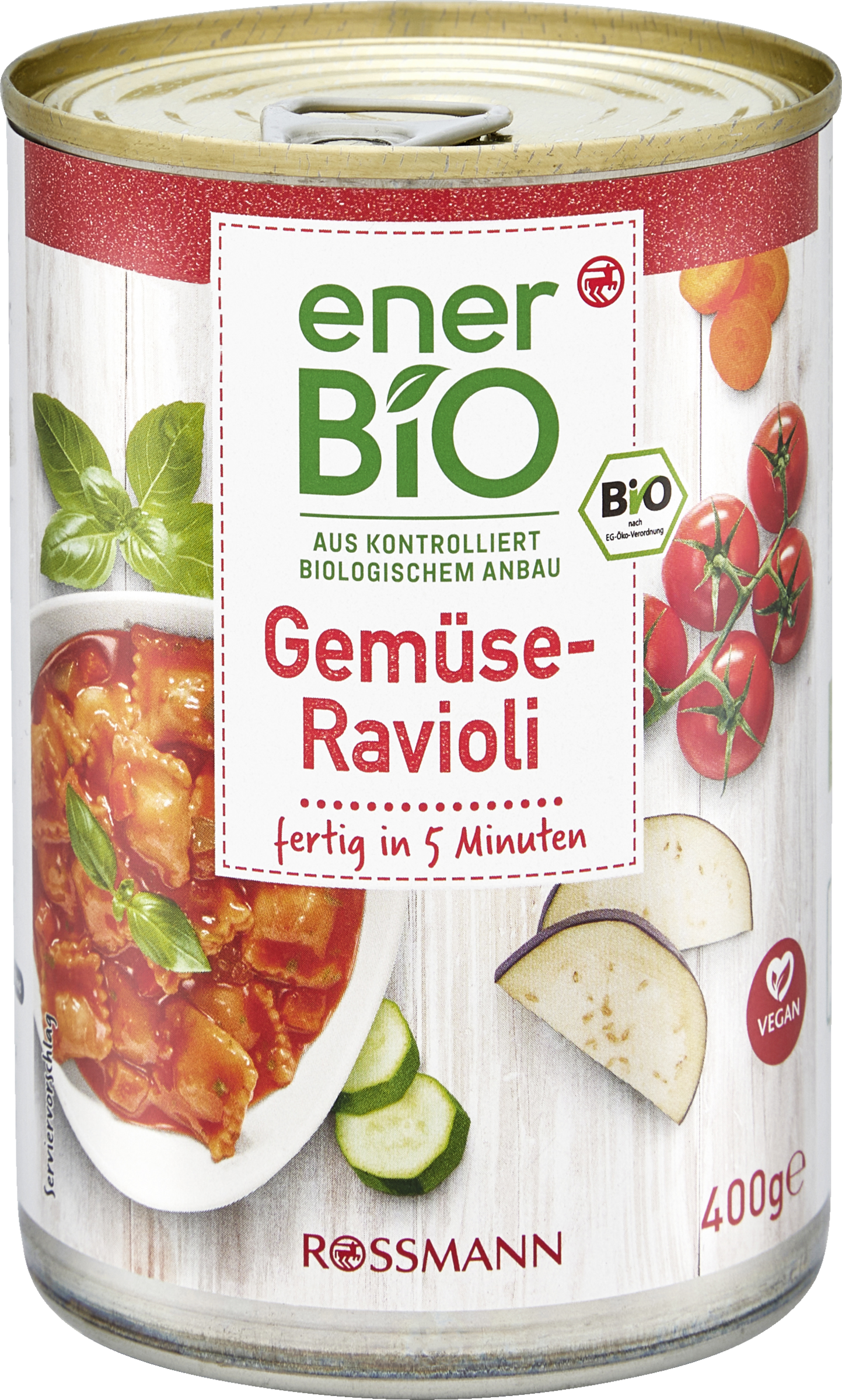 enerBiO Gemüse-Ravioli