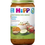 Bio vegetarisches Menü Gemüse-Risotto