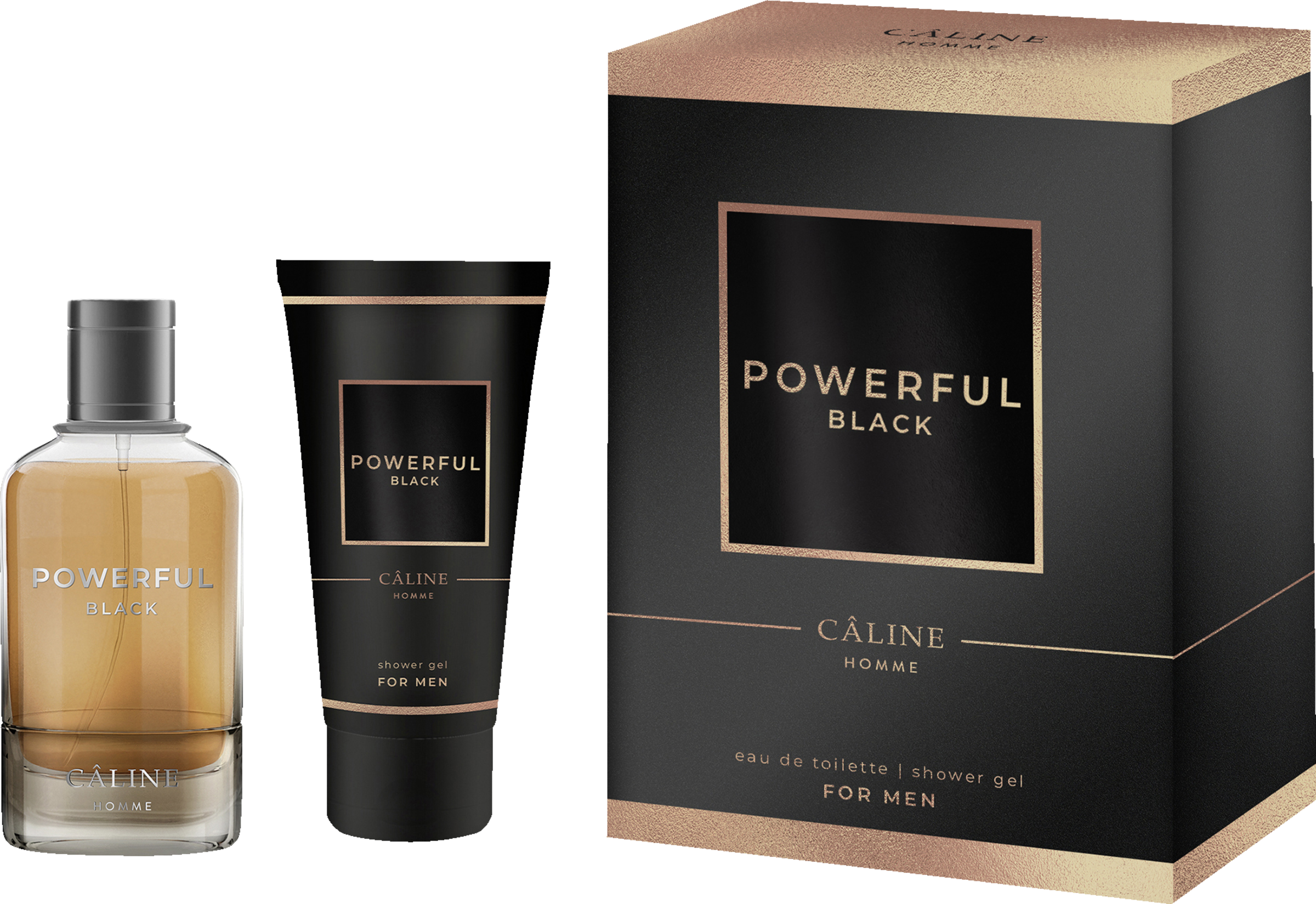 Homme Powerful Black Geschenkset